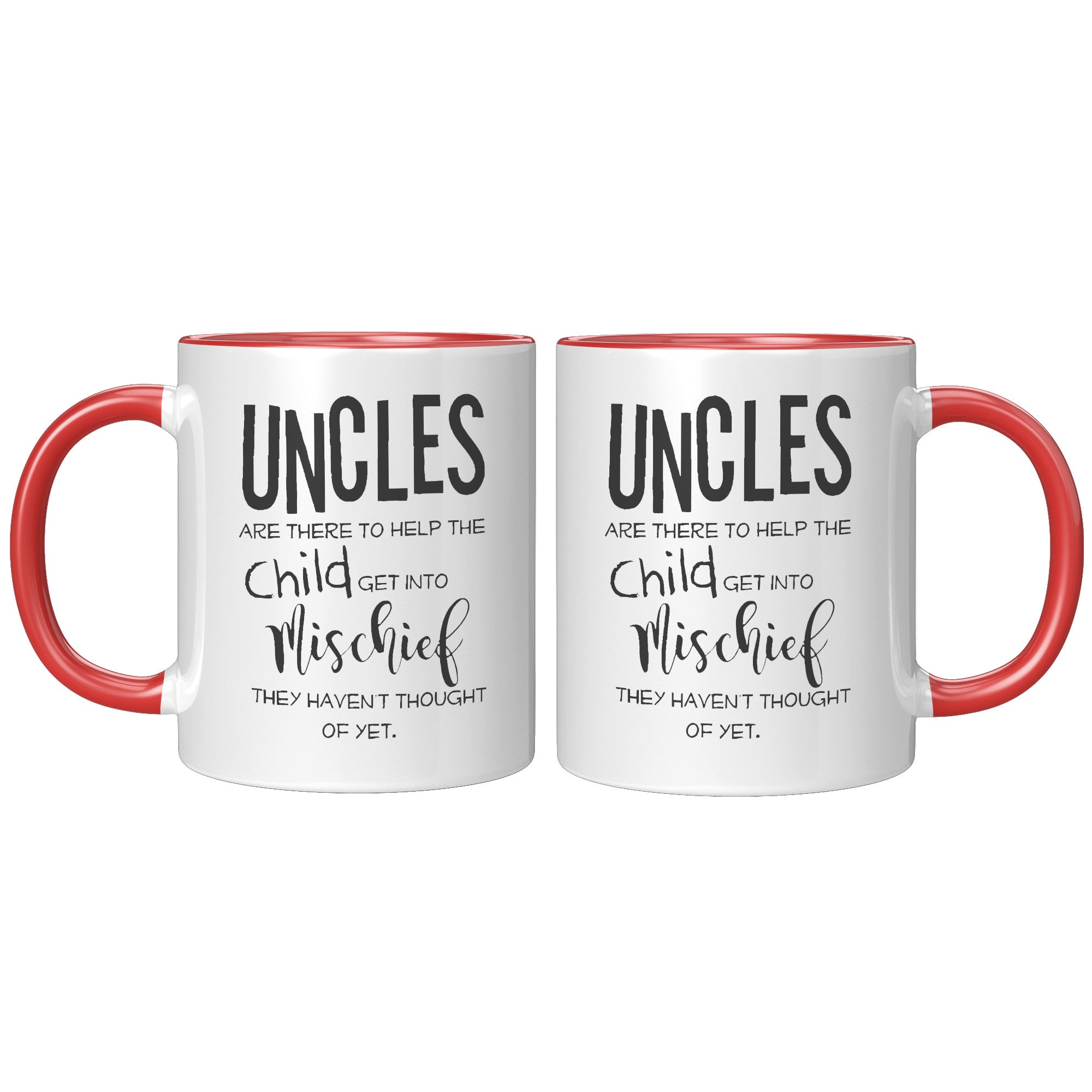 11oz Accent Mug - Uncles There To Help