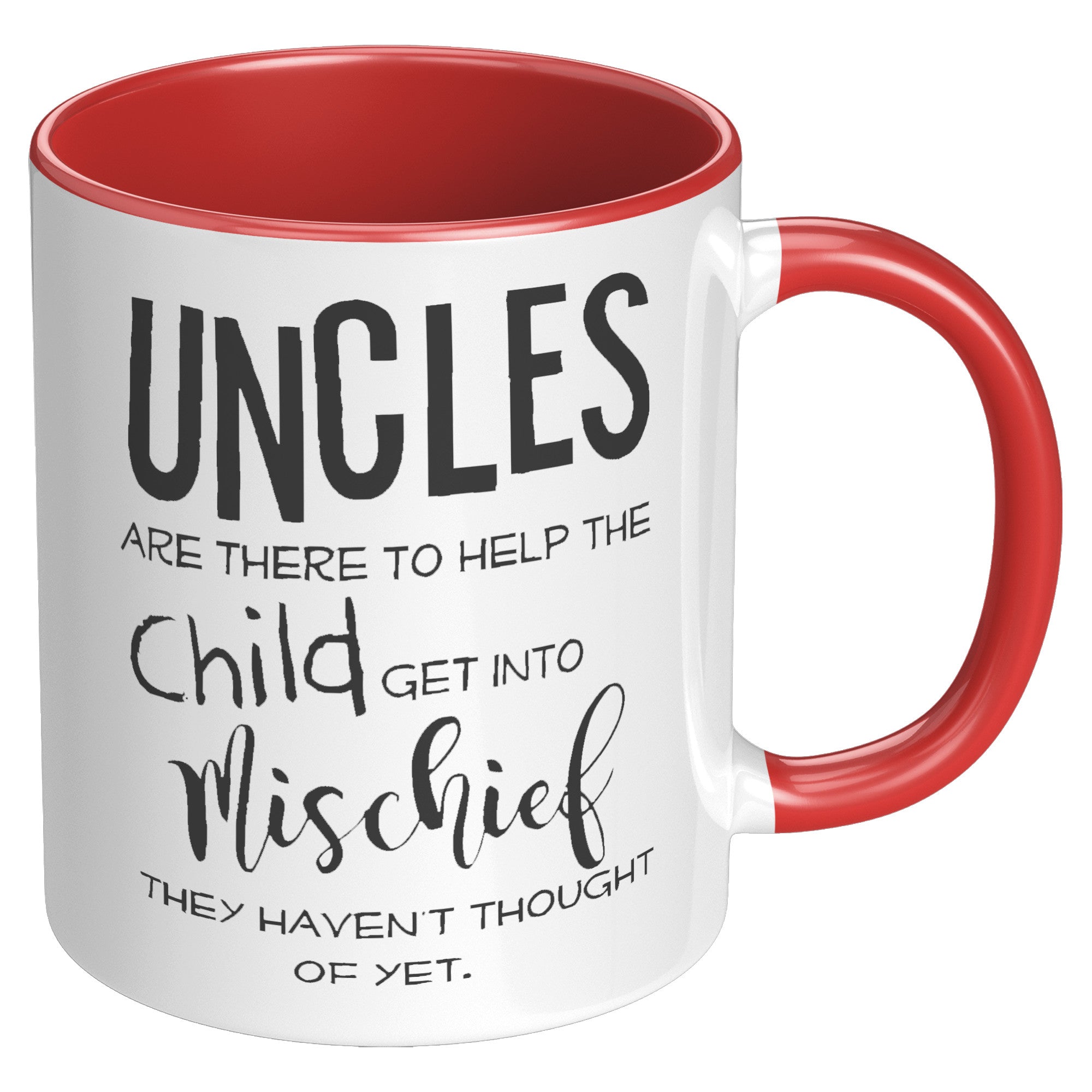 11oz Accent Mug - Uncles There To Help