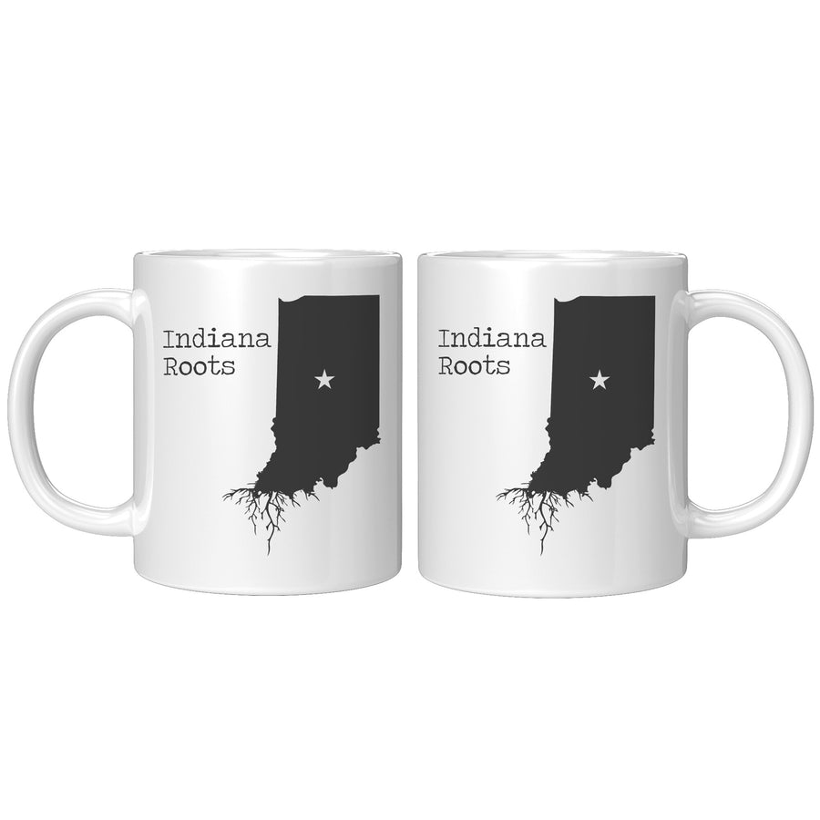 11oz White Mug - Indiana Roots
