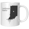 11oz White Mug - Indiana Roots