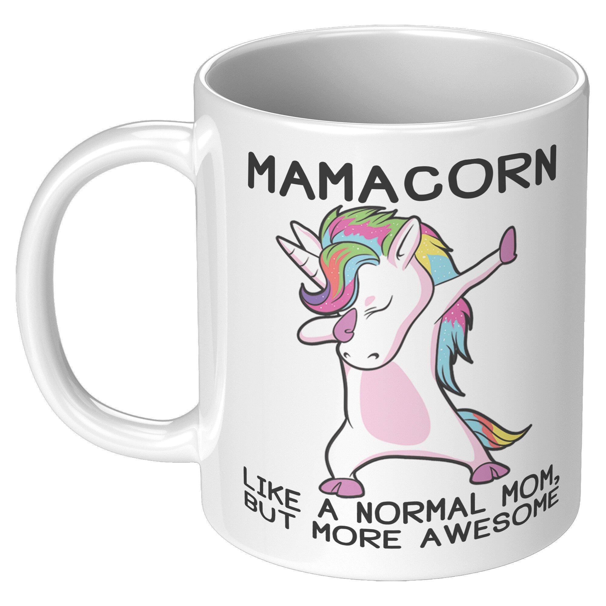 11oz White Mug - Mamacorn
