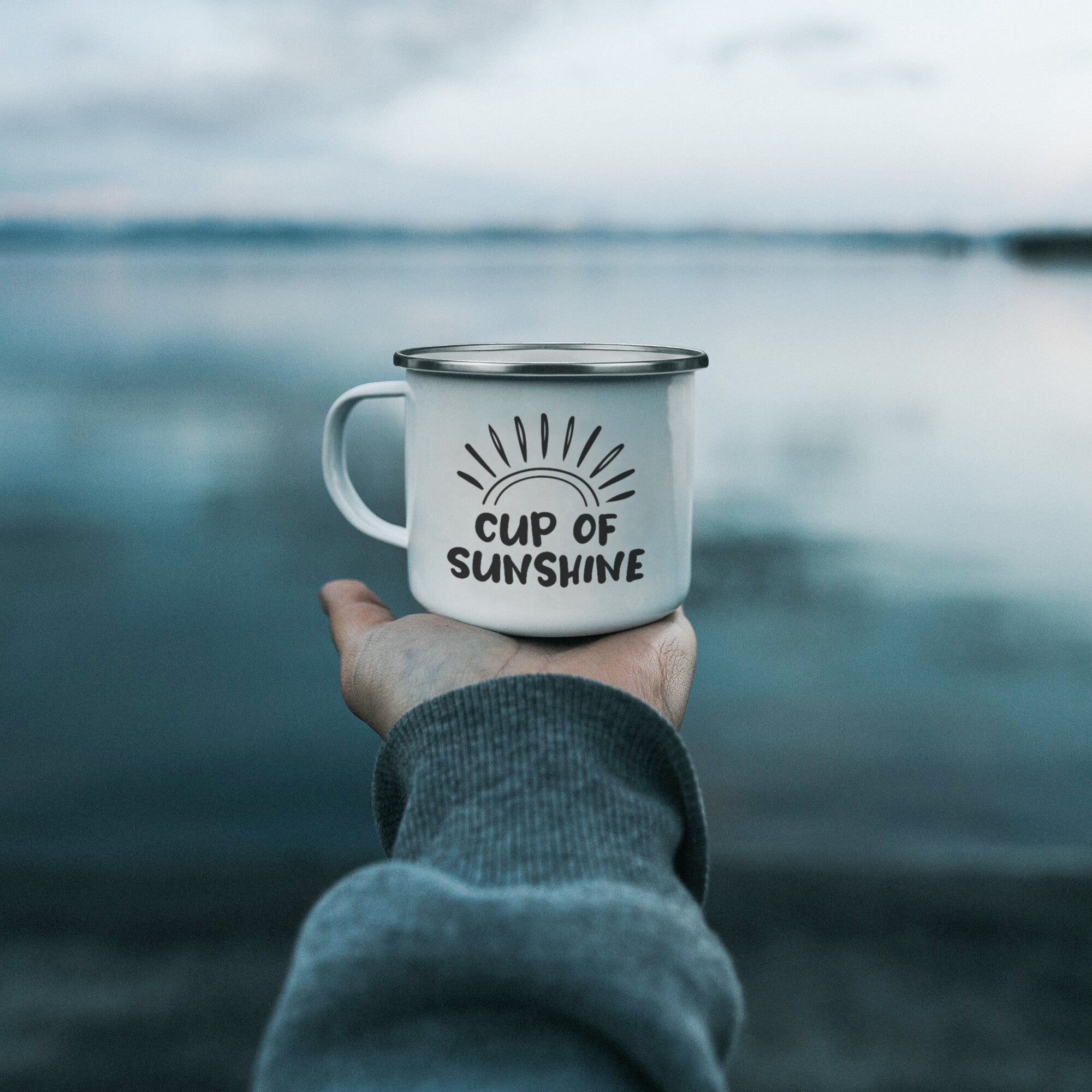 12oz Camping Mug - Cup of Sunshine