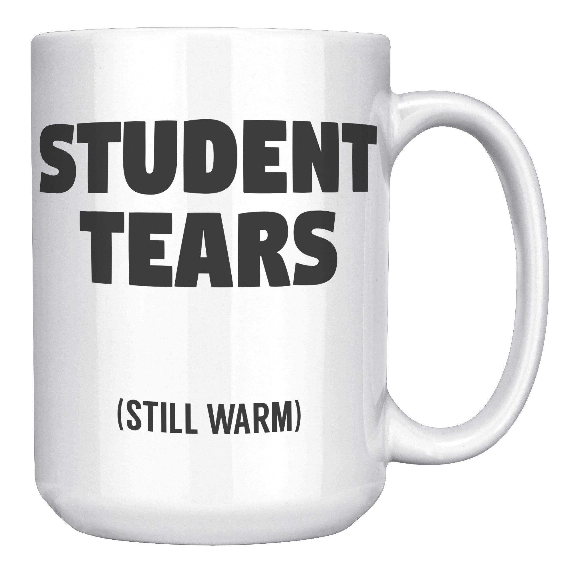 15OZ WHITE MUG - Student Tears Still Warm