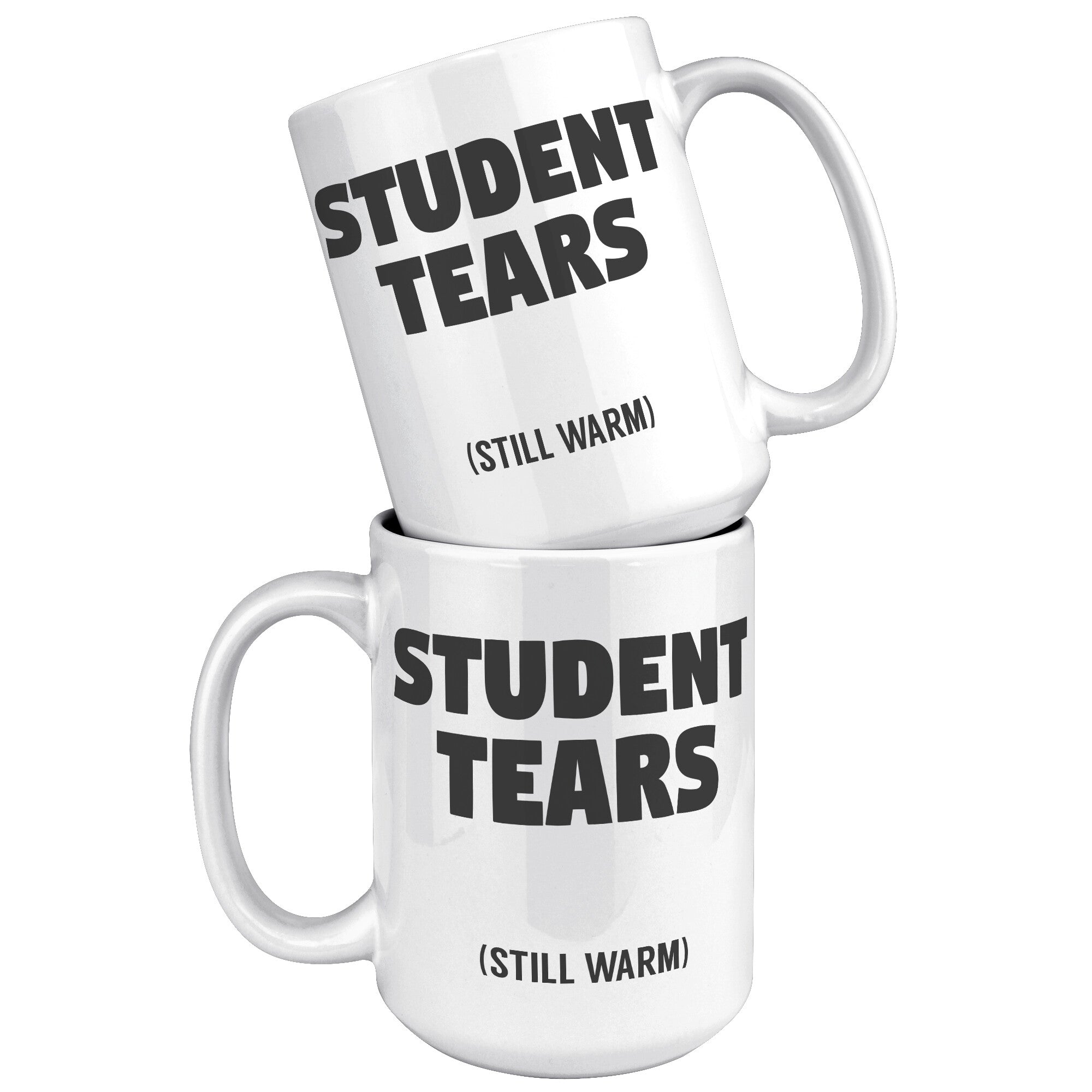 15OZ WHITE MUG - Student Tears Still Warm