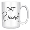 15OZ WHITE MUG Matching Ass Beard Mug - Dat beard