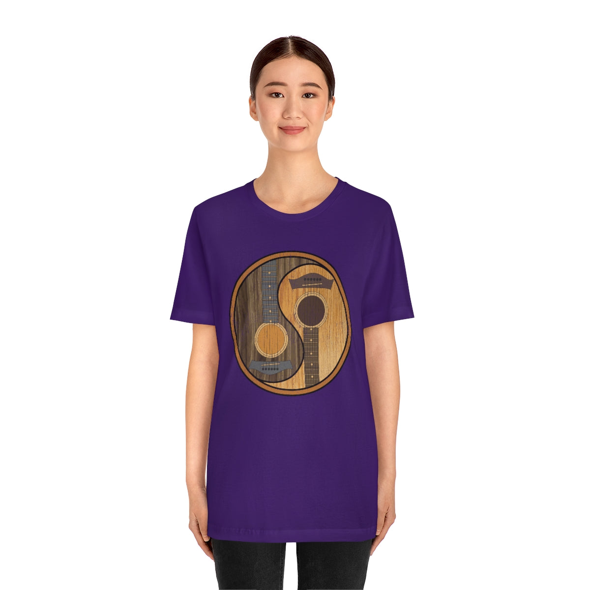 Guitar Yin Yang TShirtSon UK