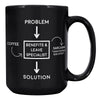 15oz Black Mug - Benefits & Leave Specialist