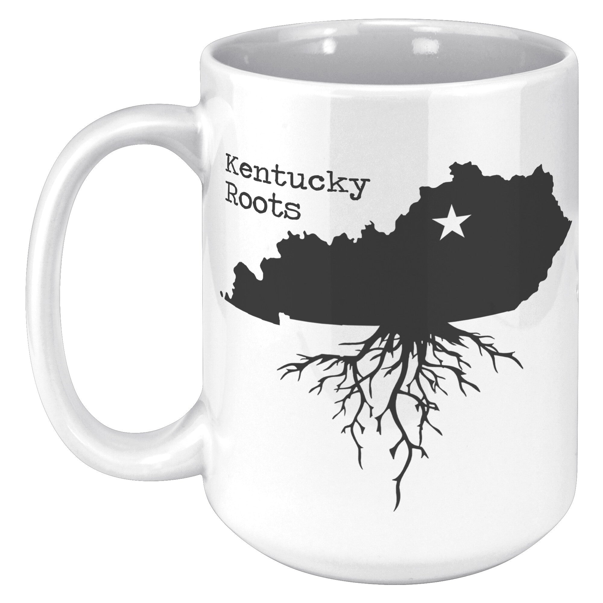 15oz White Mug - Kentucky Roots