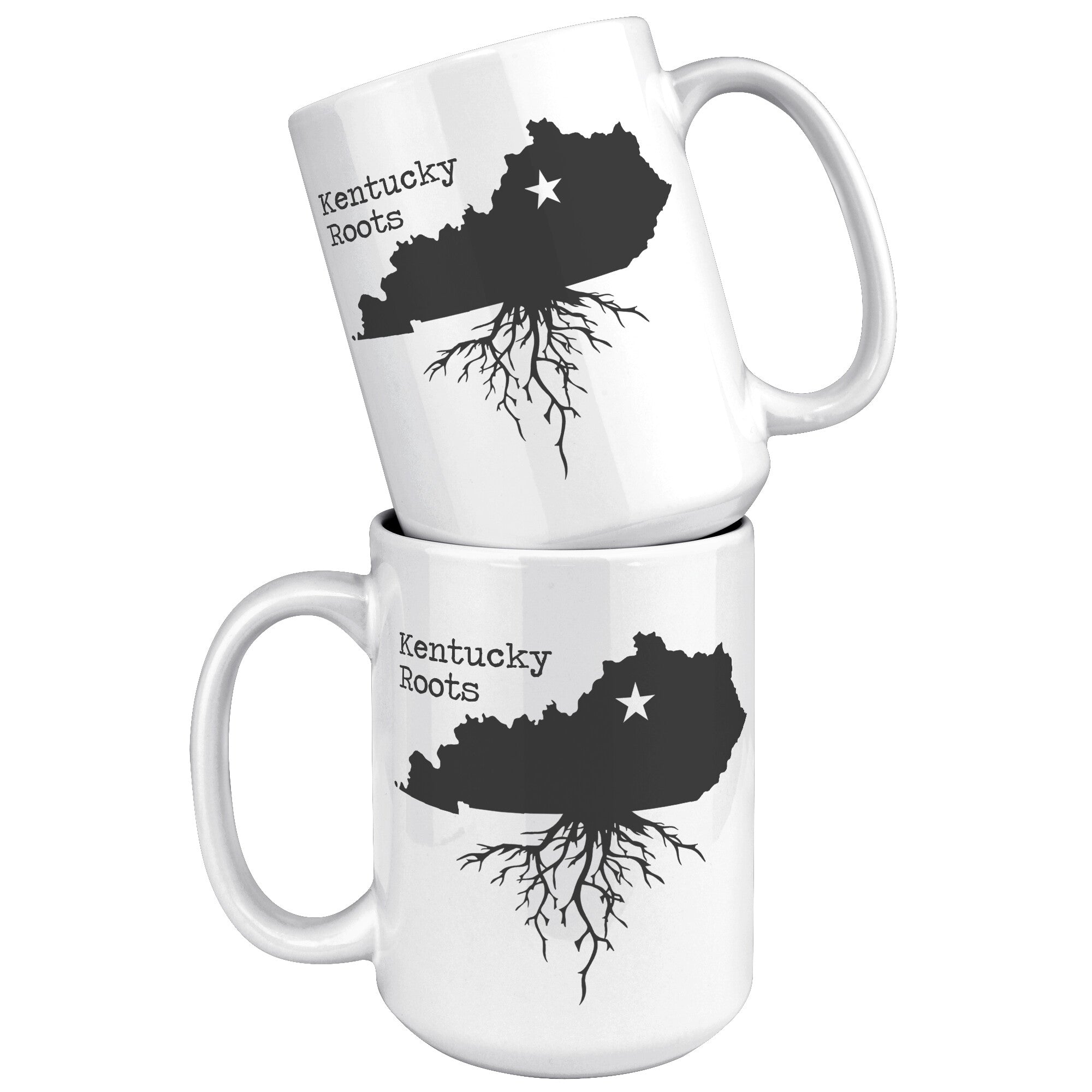 15oz White Mug - Kentucky Roots