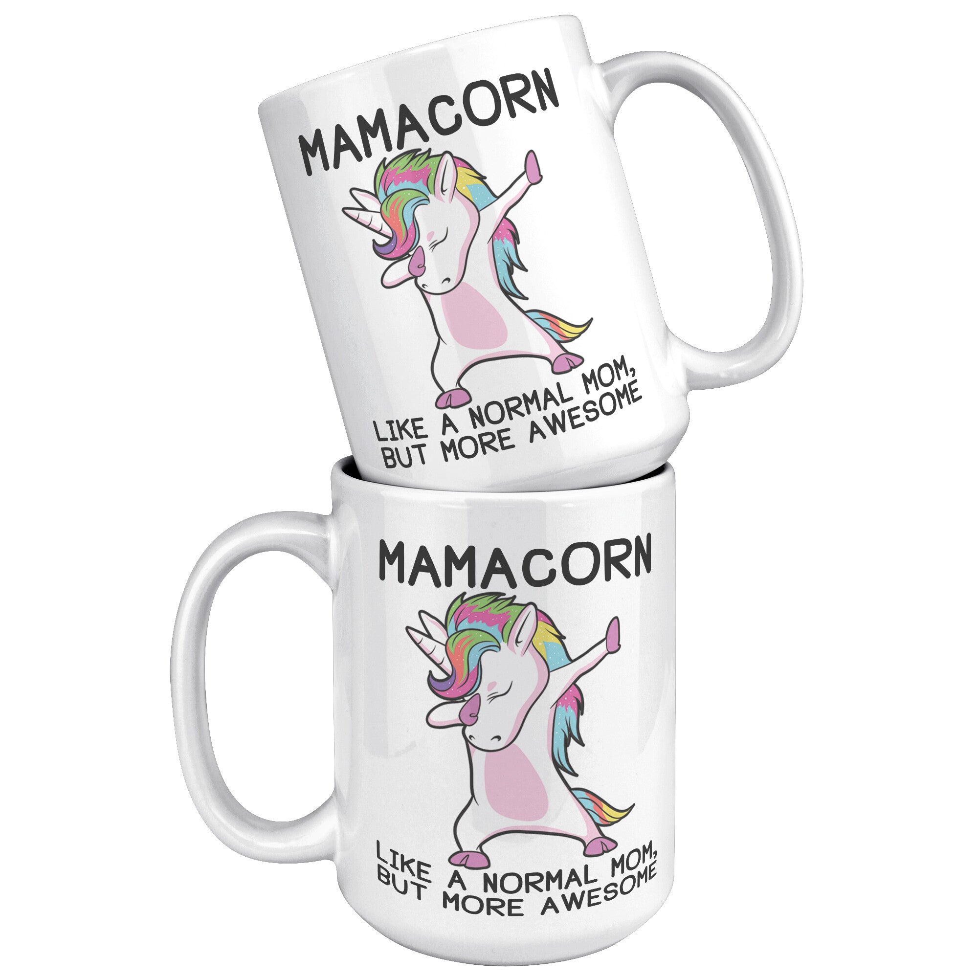 15oz White Mug - Mamacorn