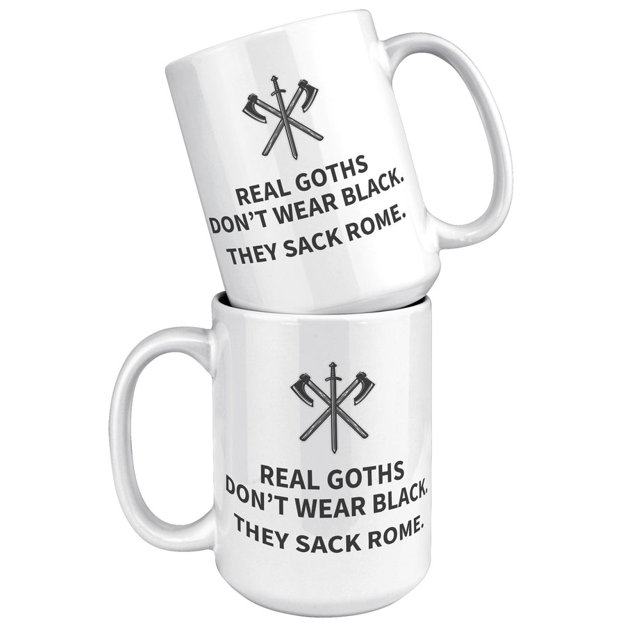 15oz White Mug - Real Goths