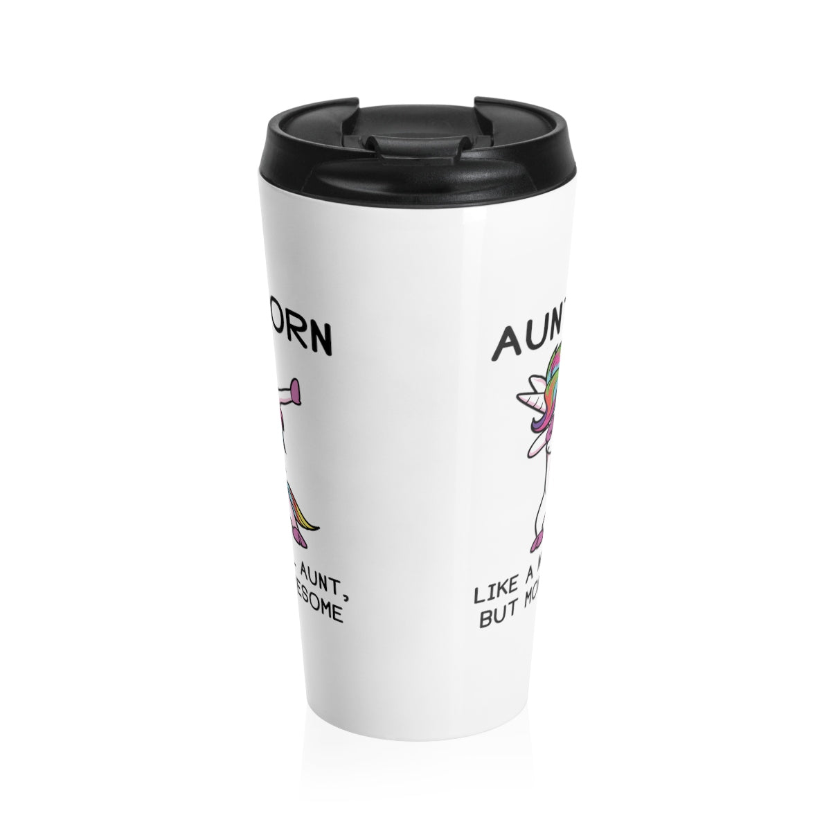 Aunticorn Stainless Steel Travel Mug