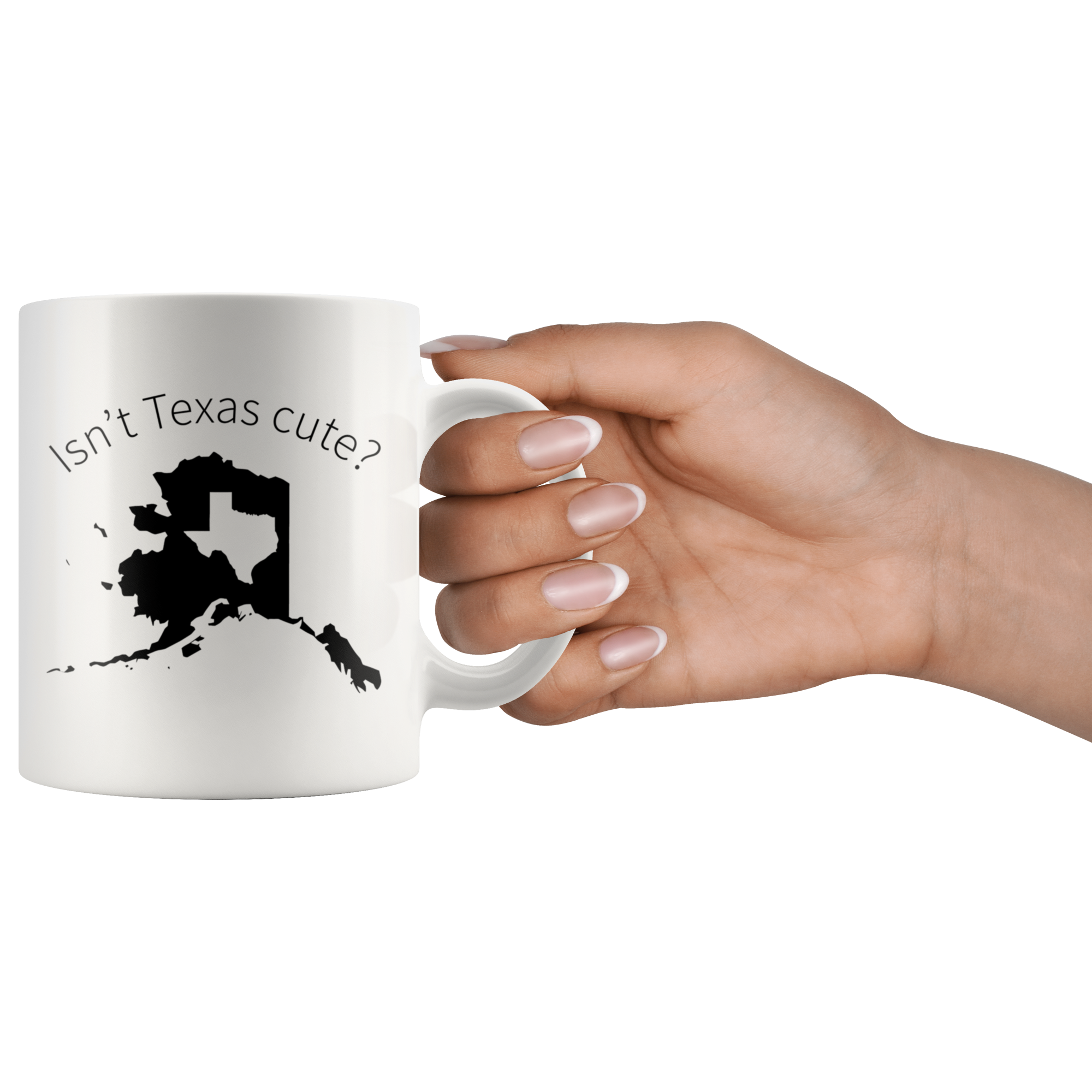 White 11oz Mug - Alaska Cute Texas