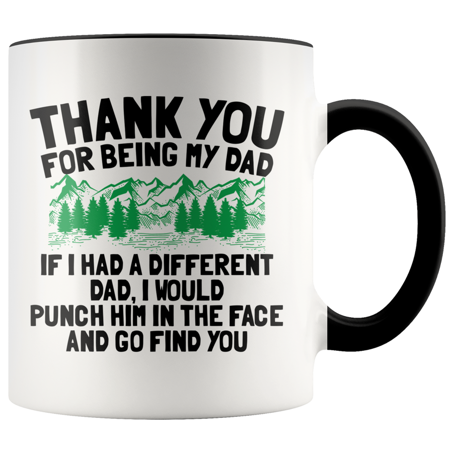 Accent Mug - Thank You Dad Punch