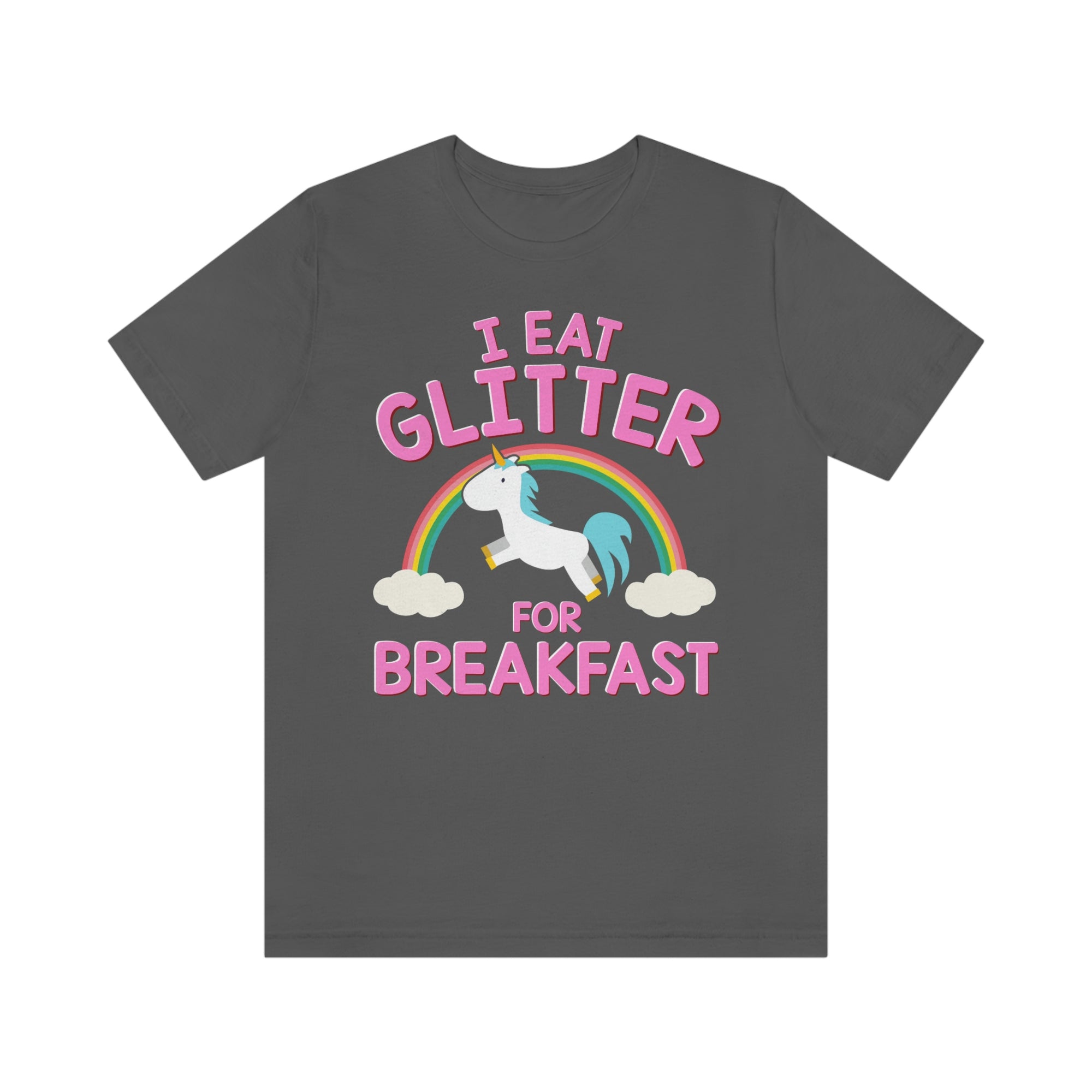 Unicorn Eat Glitter Breakfast TShirtSon UK