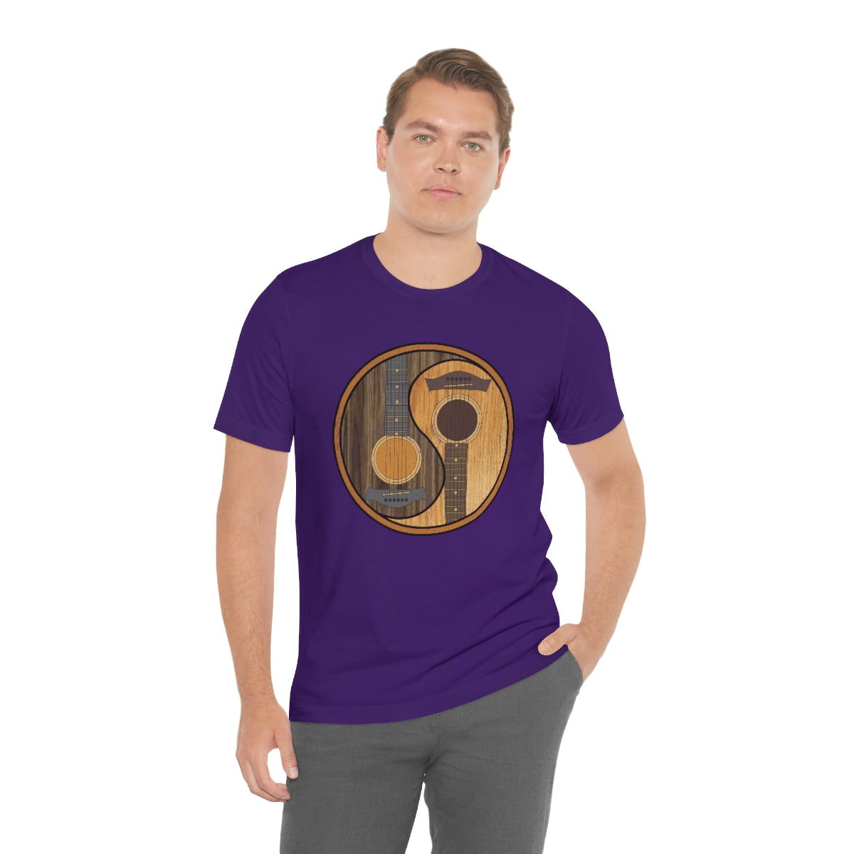Guitar Yin Yang TShirtSon UK