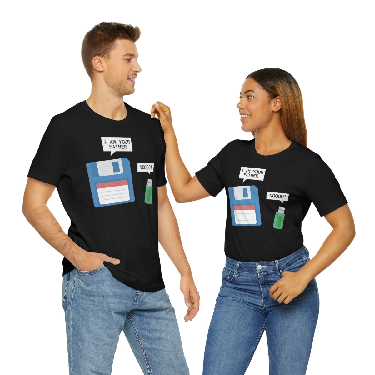 Floppy Disk USB Father TShirtSon UK