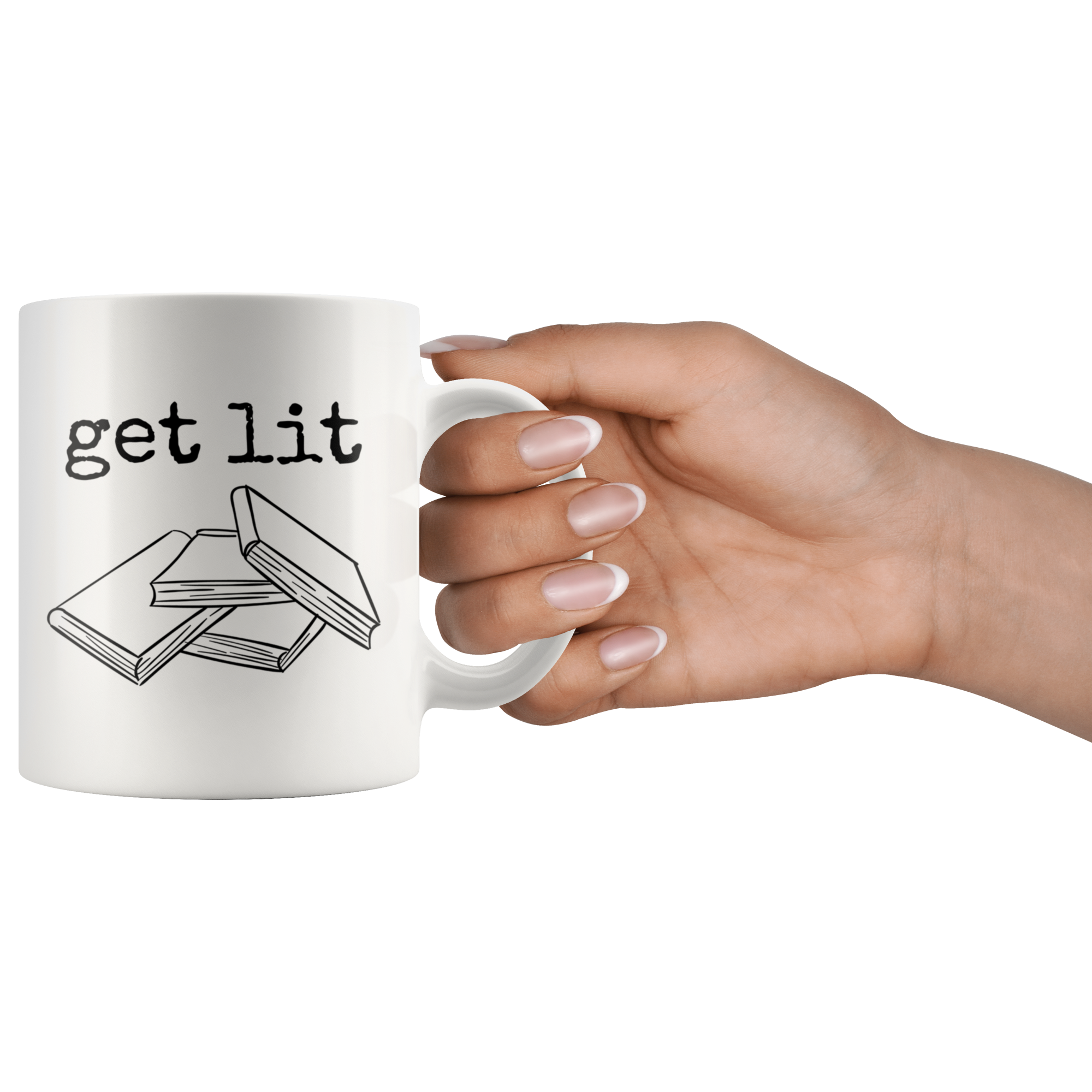 White 11oz Mug - Get Lit