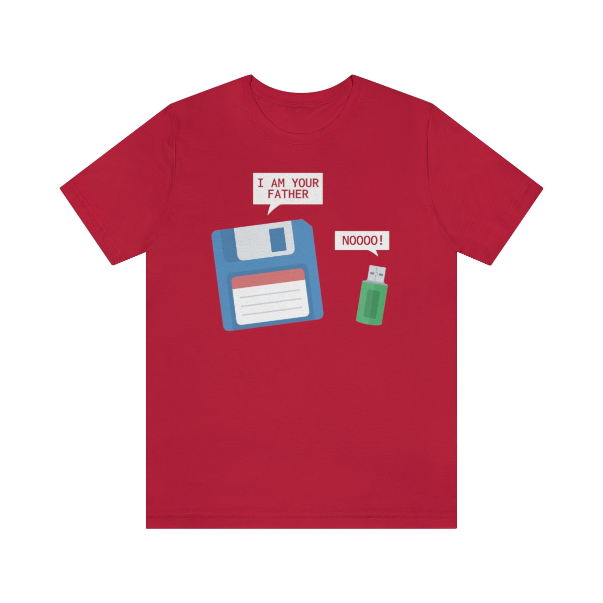 Floppy Disk USB Father TShirtSon UK