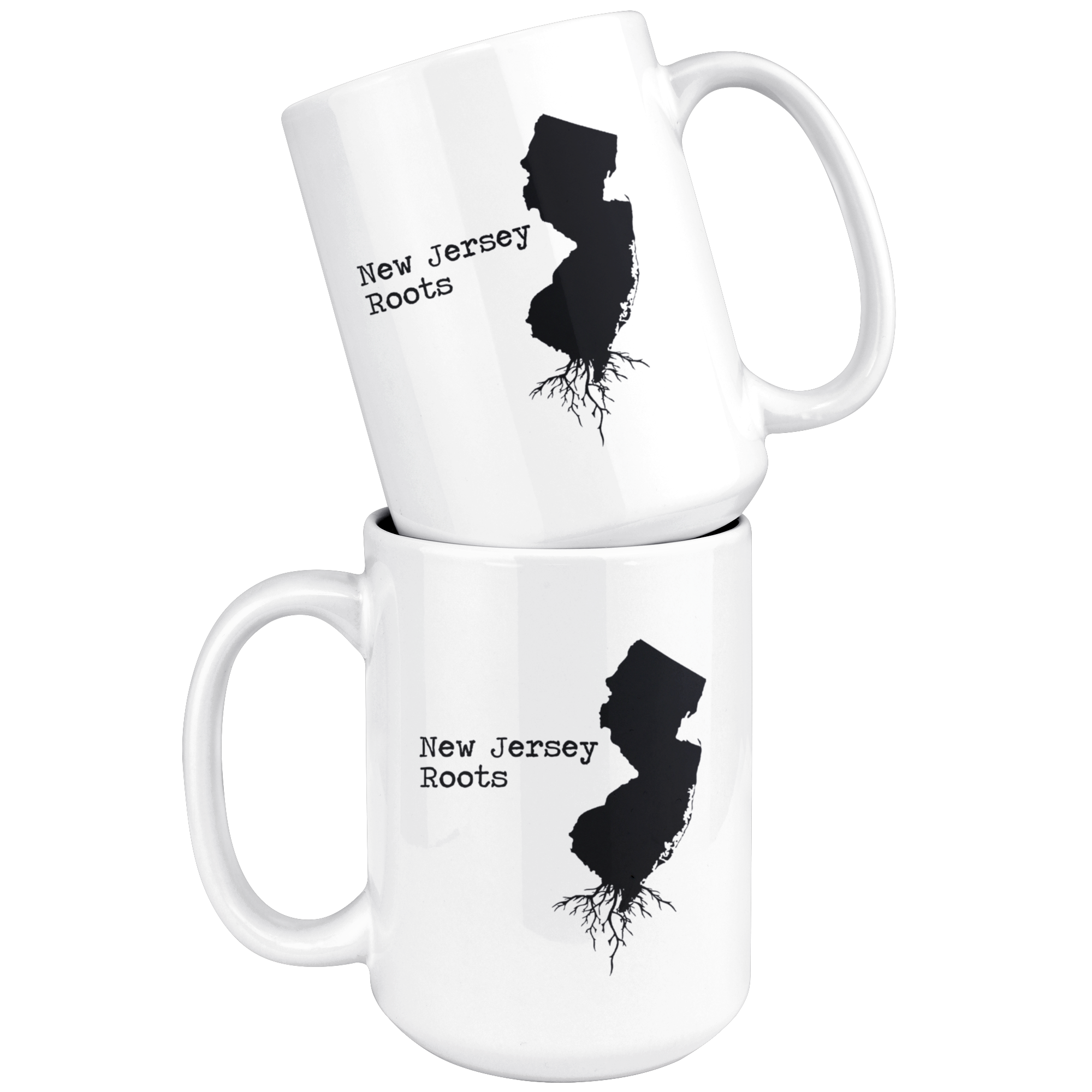 White Mugs - New Jersey Roots