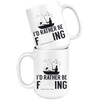 White Mugs - Rather Be Fishing