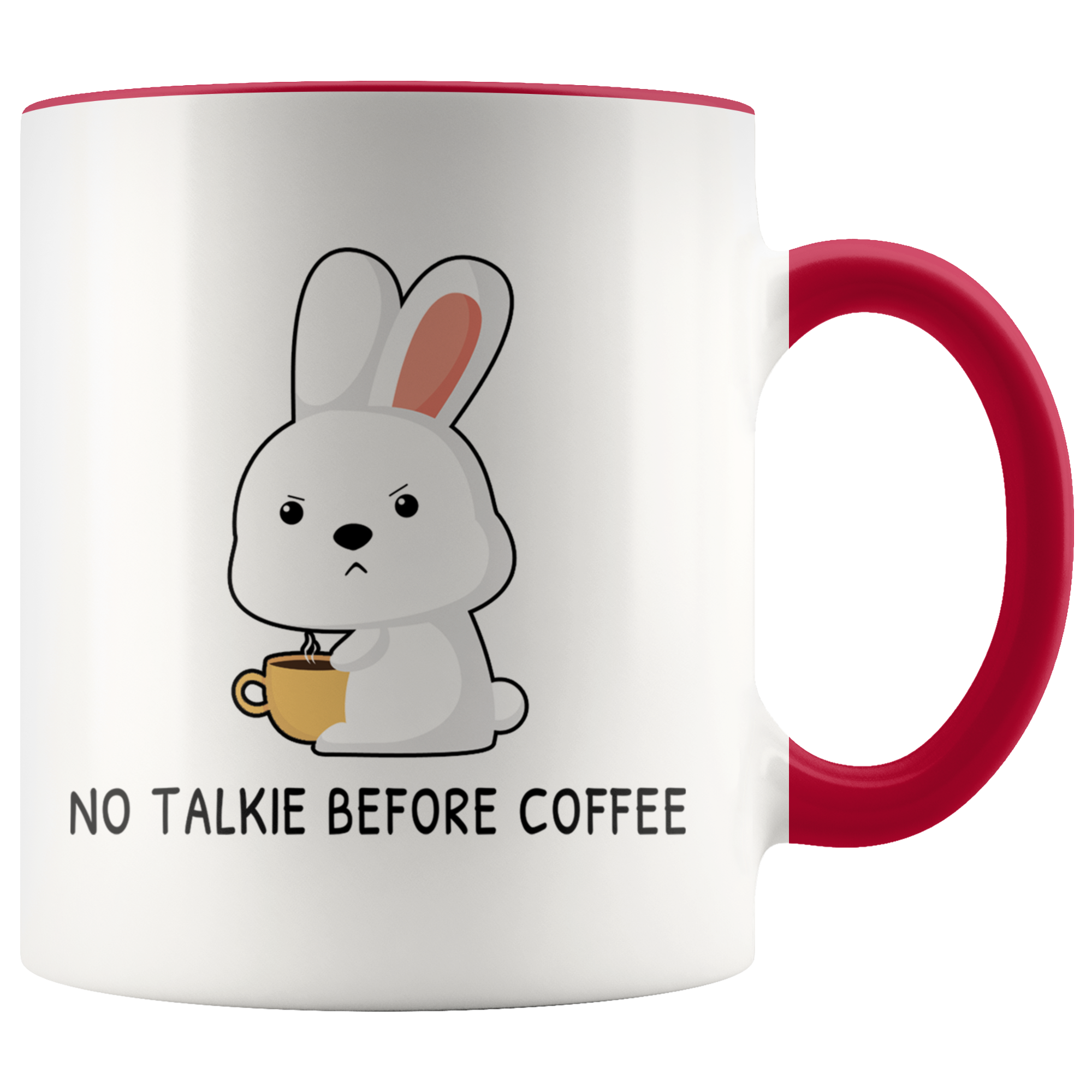 Accent Mug - No Talkie Before Coffee
