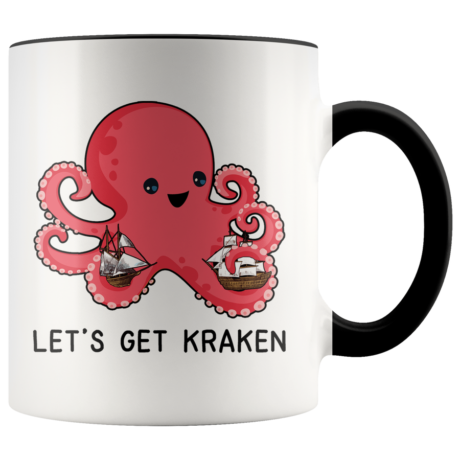 Accent Mug - Let's Get Kraken Old Ships