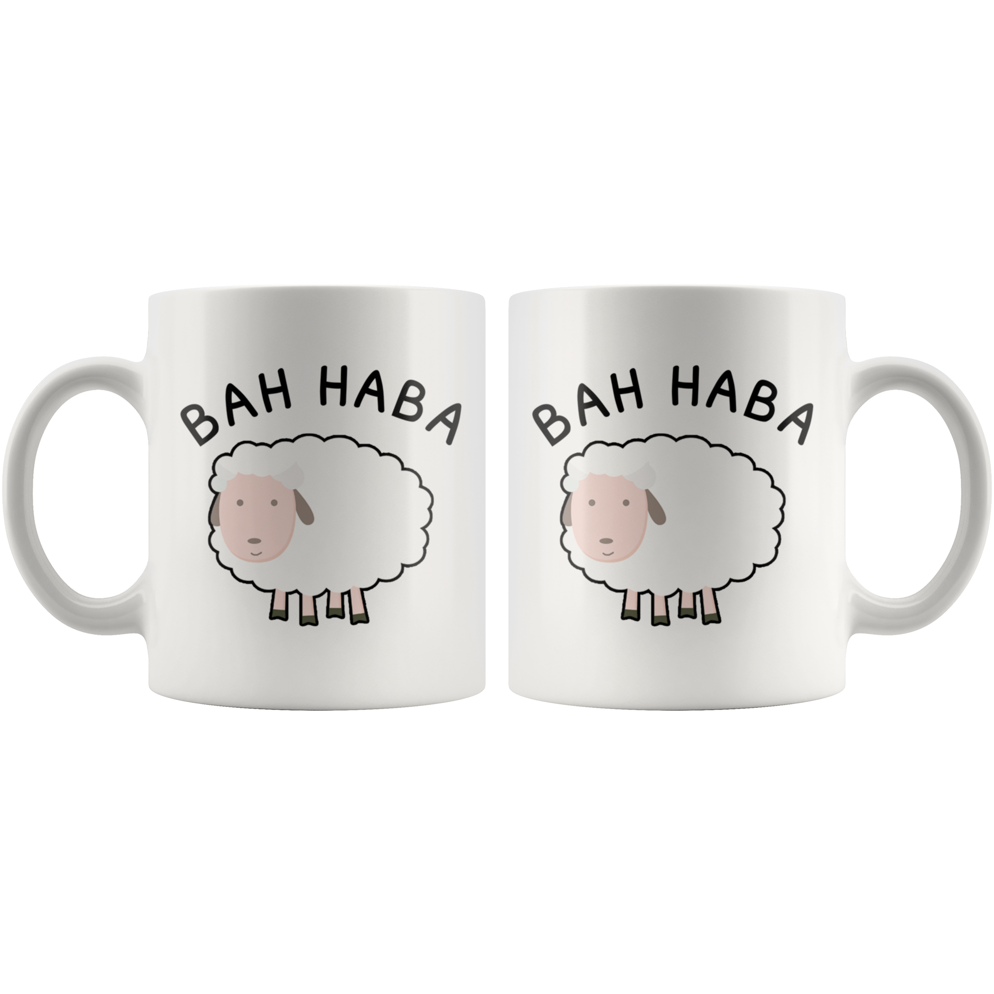 White 11oz Mug - Bah Haba Maine