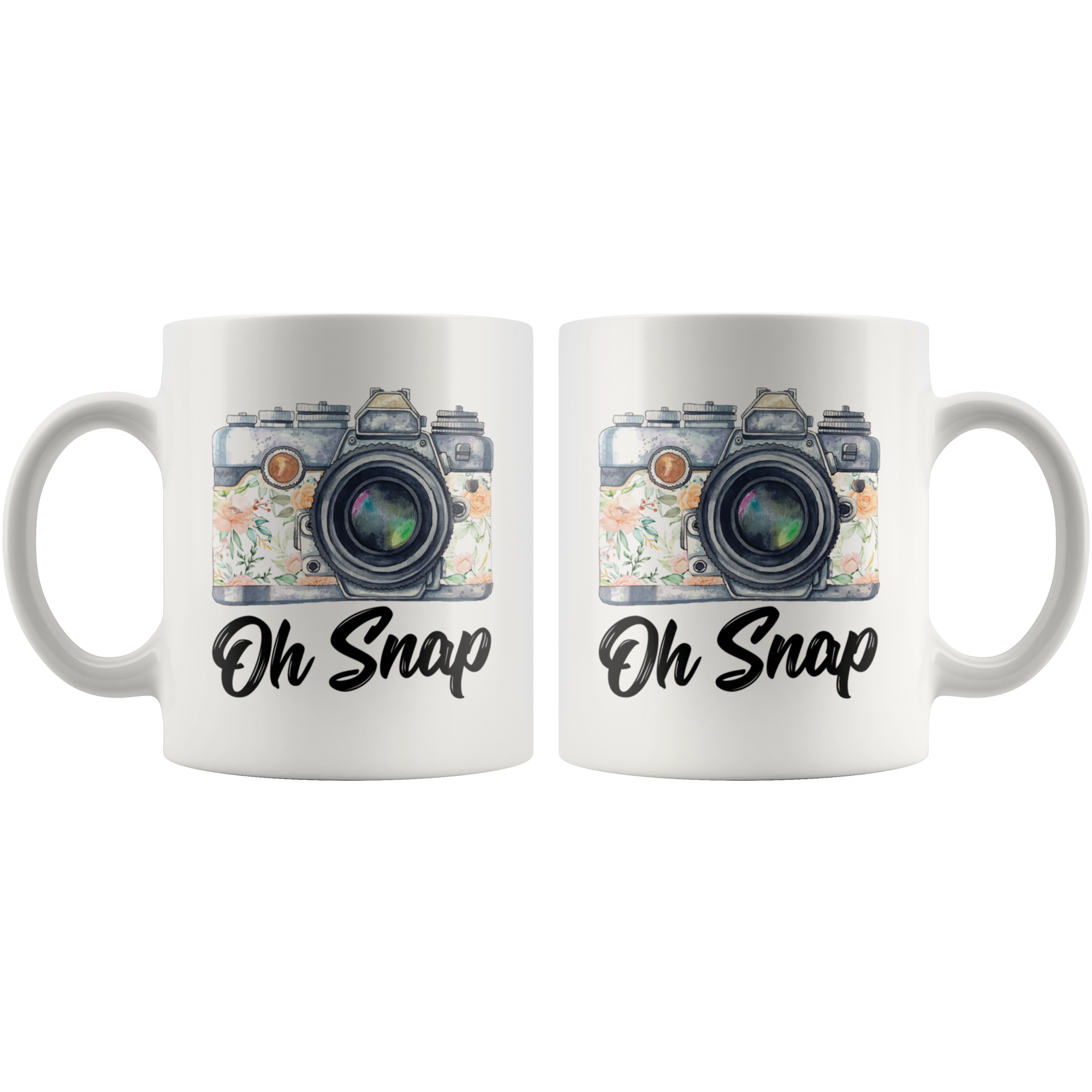 White 11oz Mug - Photographer Oh Snap