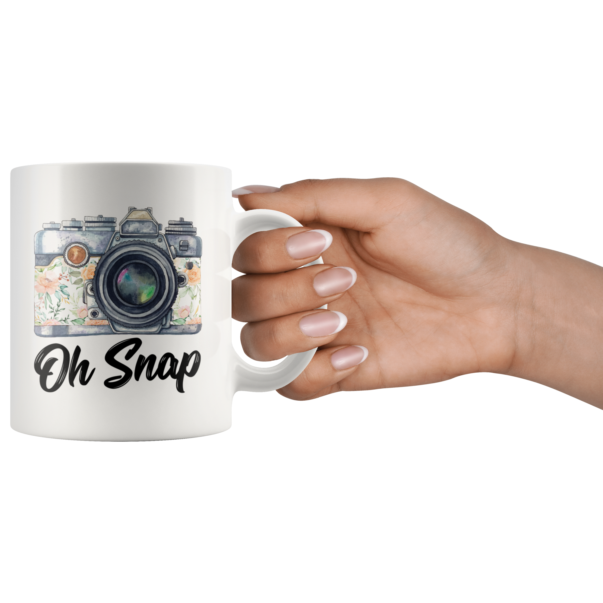 White 11oz Mug - Photographer Oh Snap