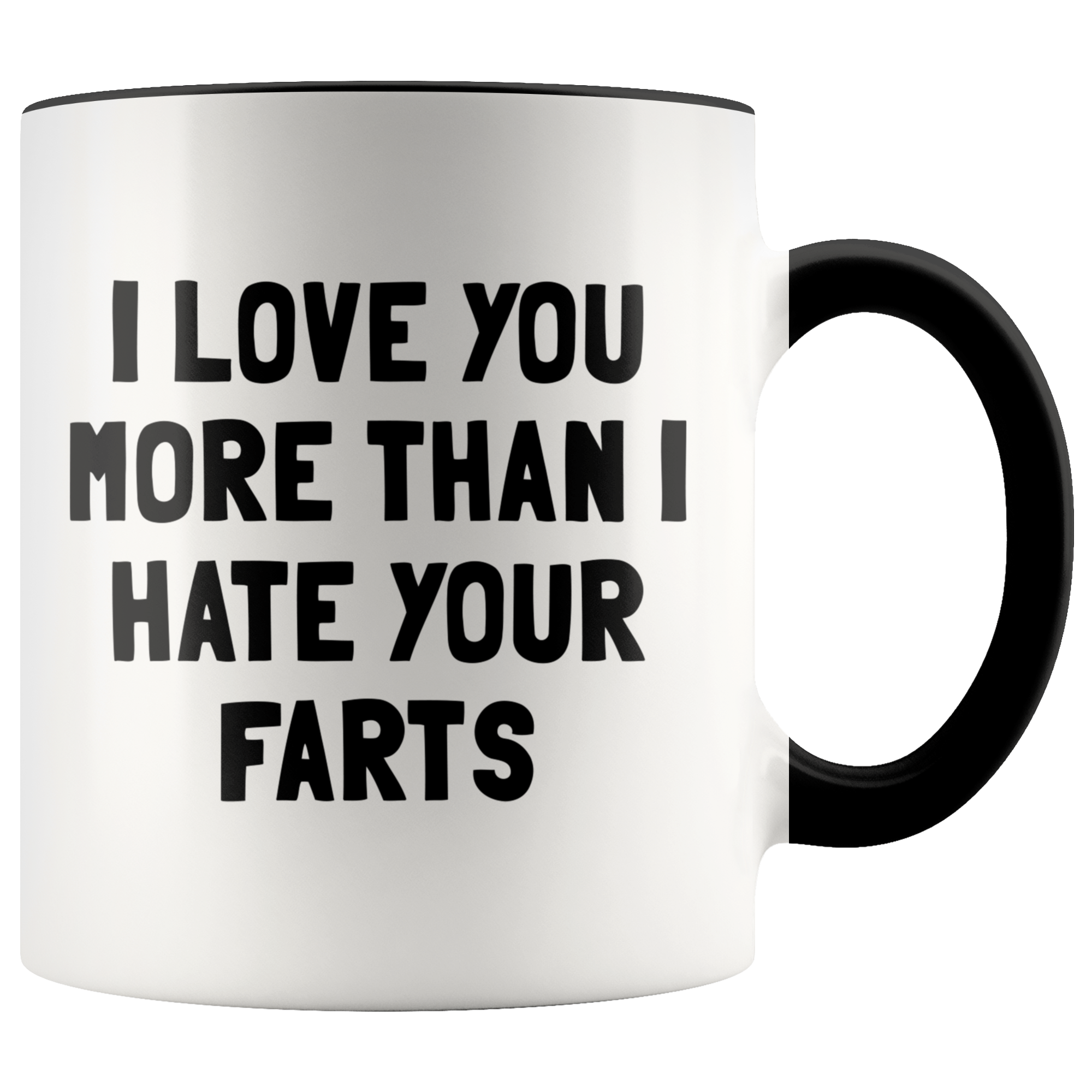Accent Mug - I Love You More Than I Hate Your Farts