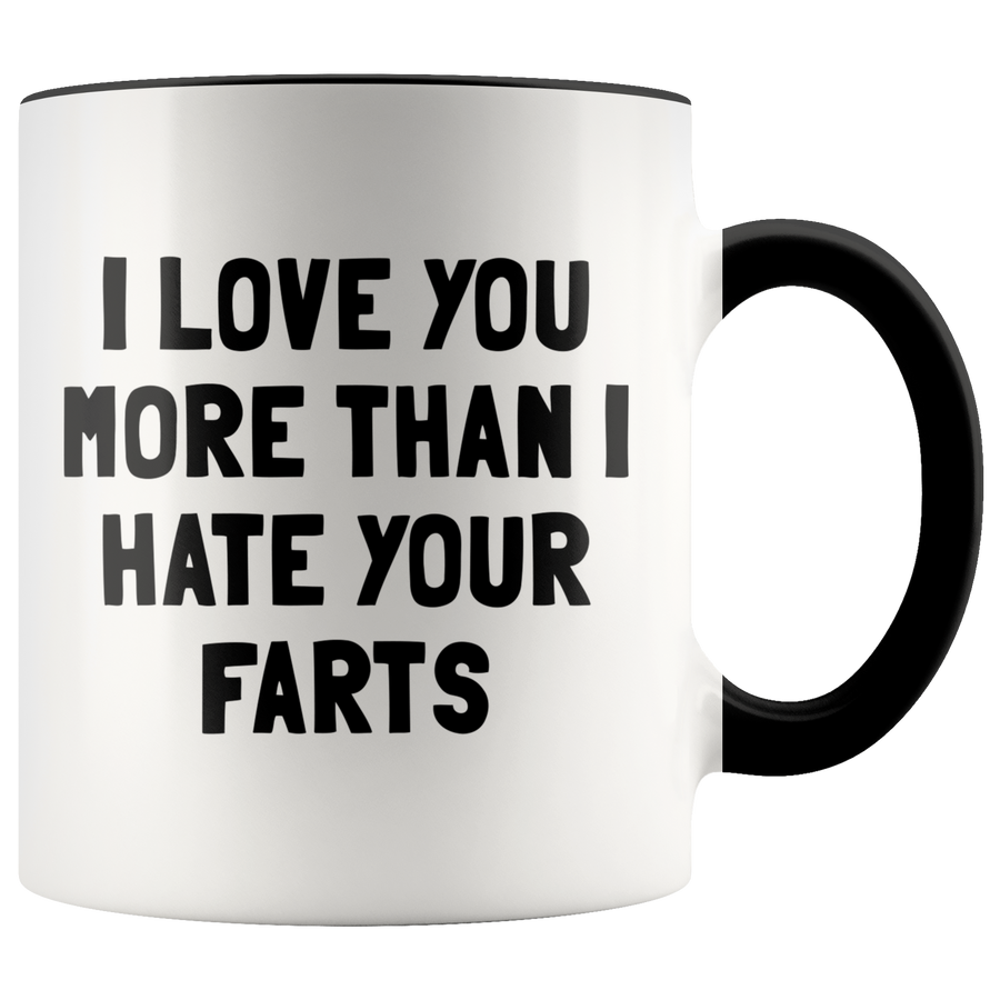 Accent Mug - I Love You More Than I Hate Your Farts