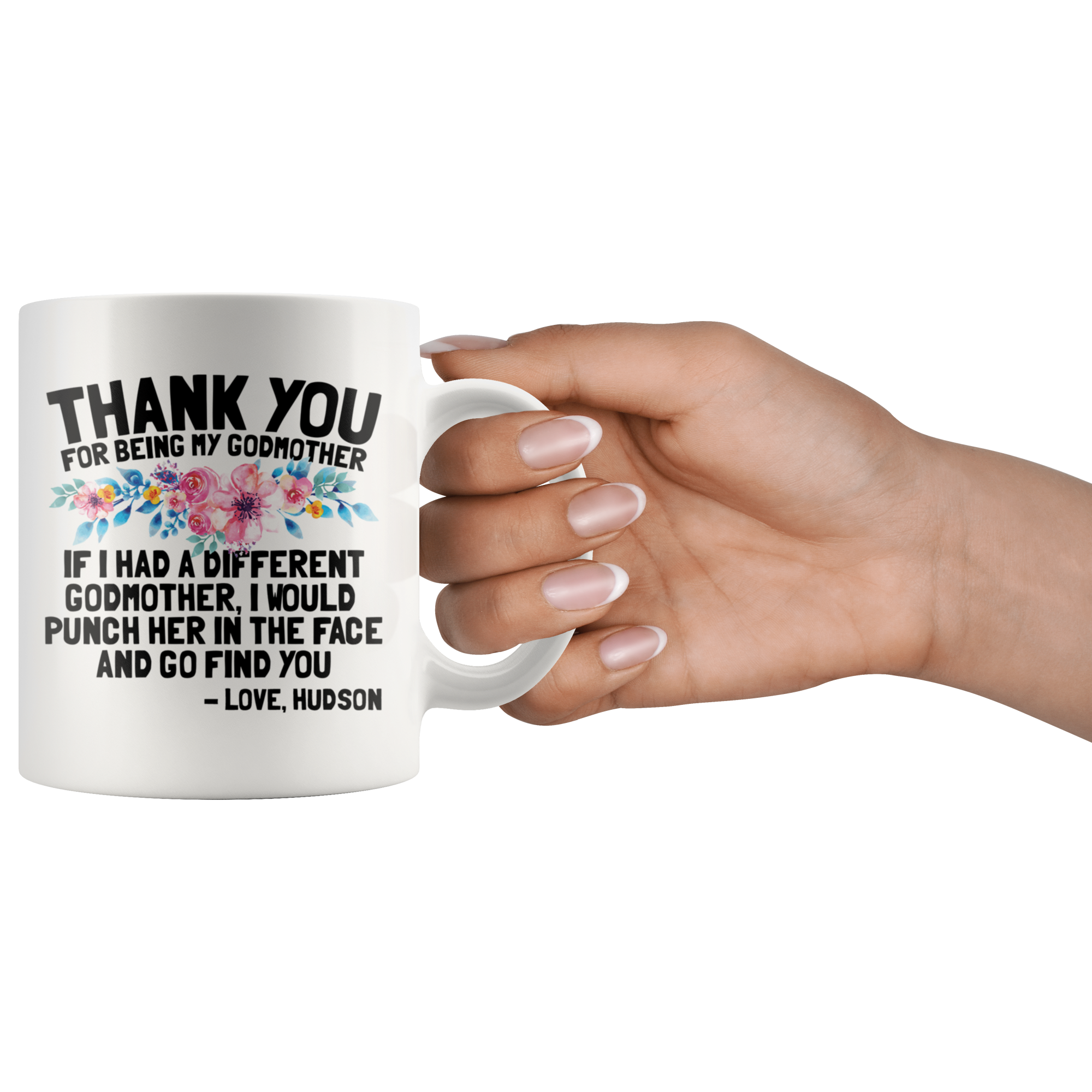 White 11oz Mug - Hudson Custom