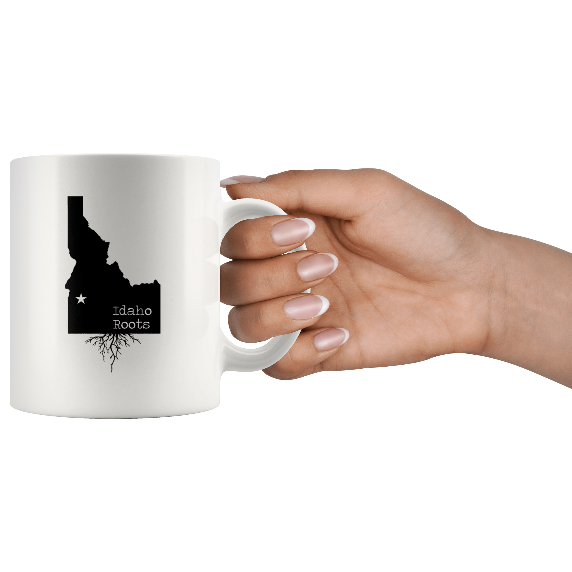 White Mugs - Idaho Roots