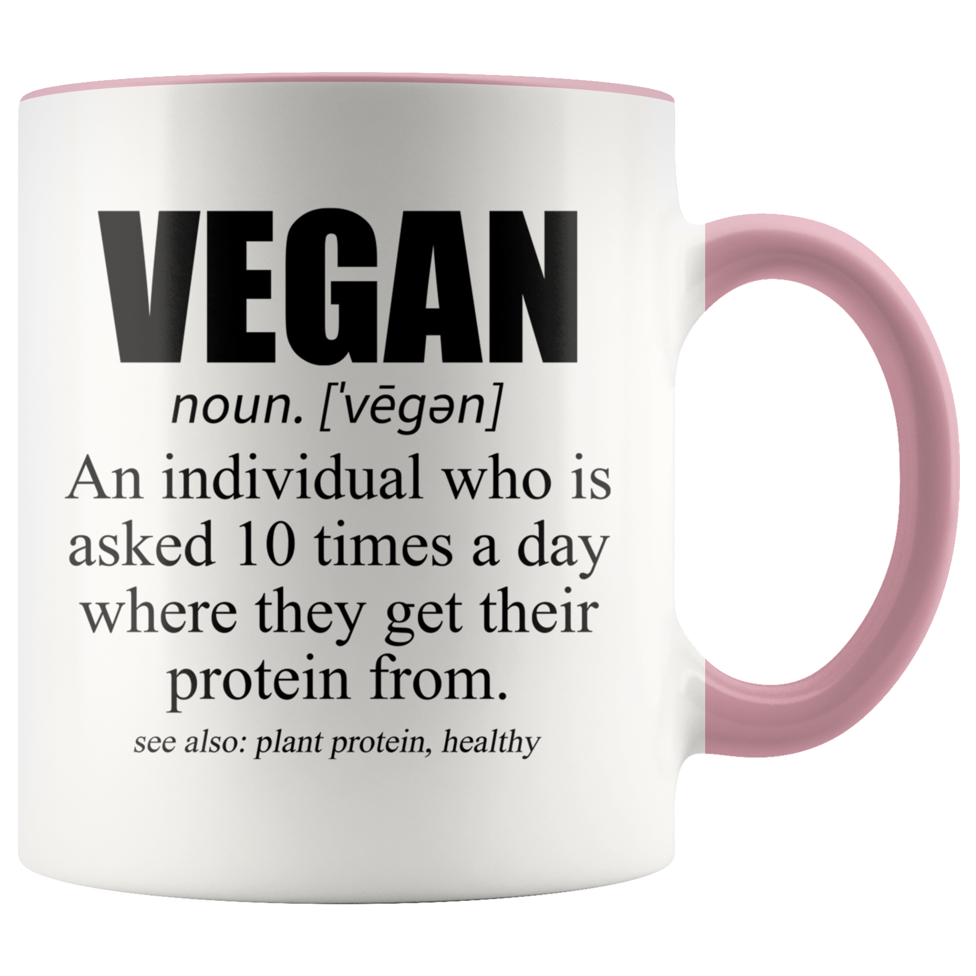 Accent Mug - Vegan Definition