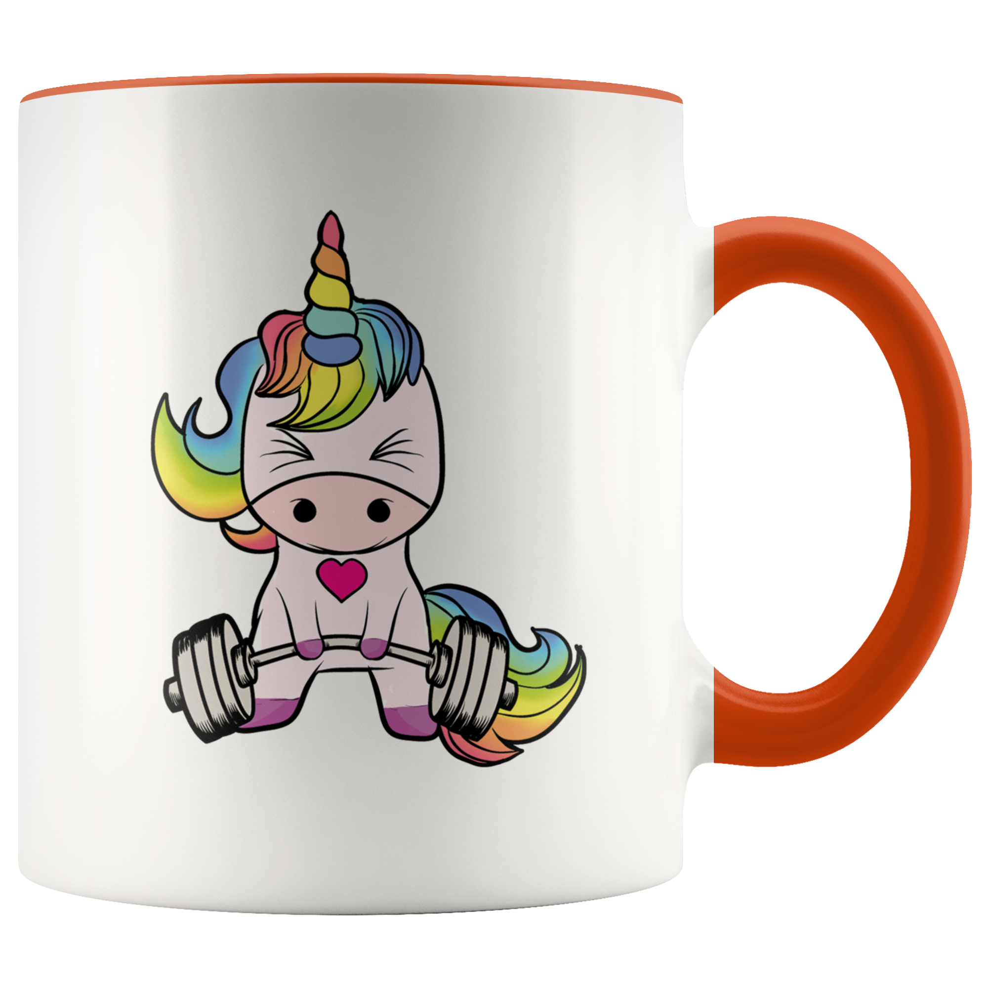 Accent Mug - Unicorn Gym Weightlifting