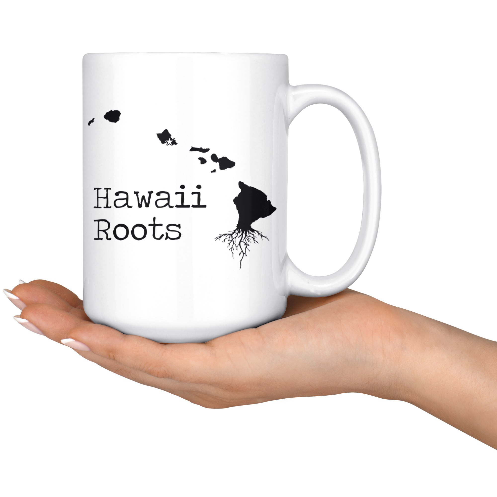 White Mugs - Hawaii Roots