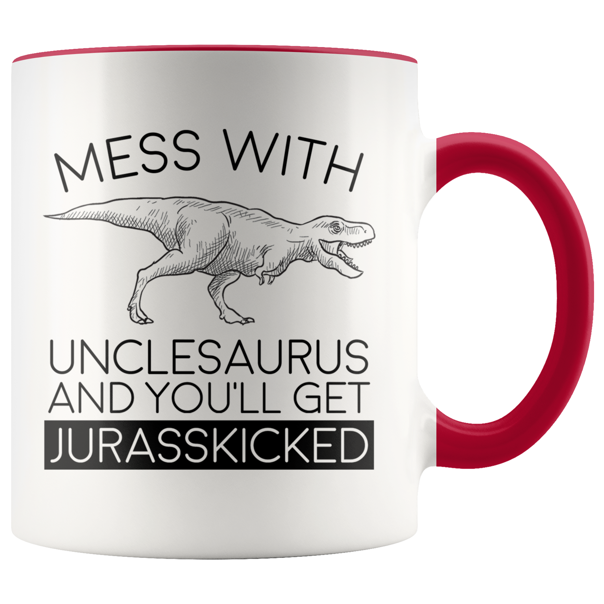 Accent Mug - Unclesaurus Jurasskicked