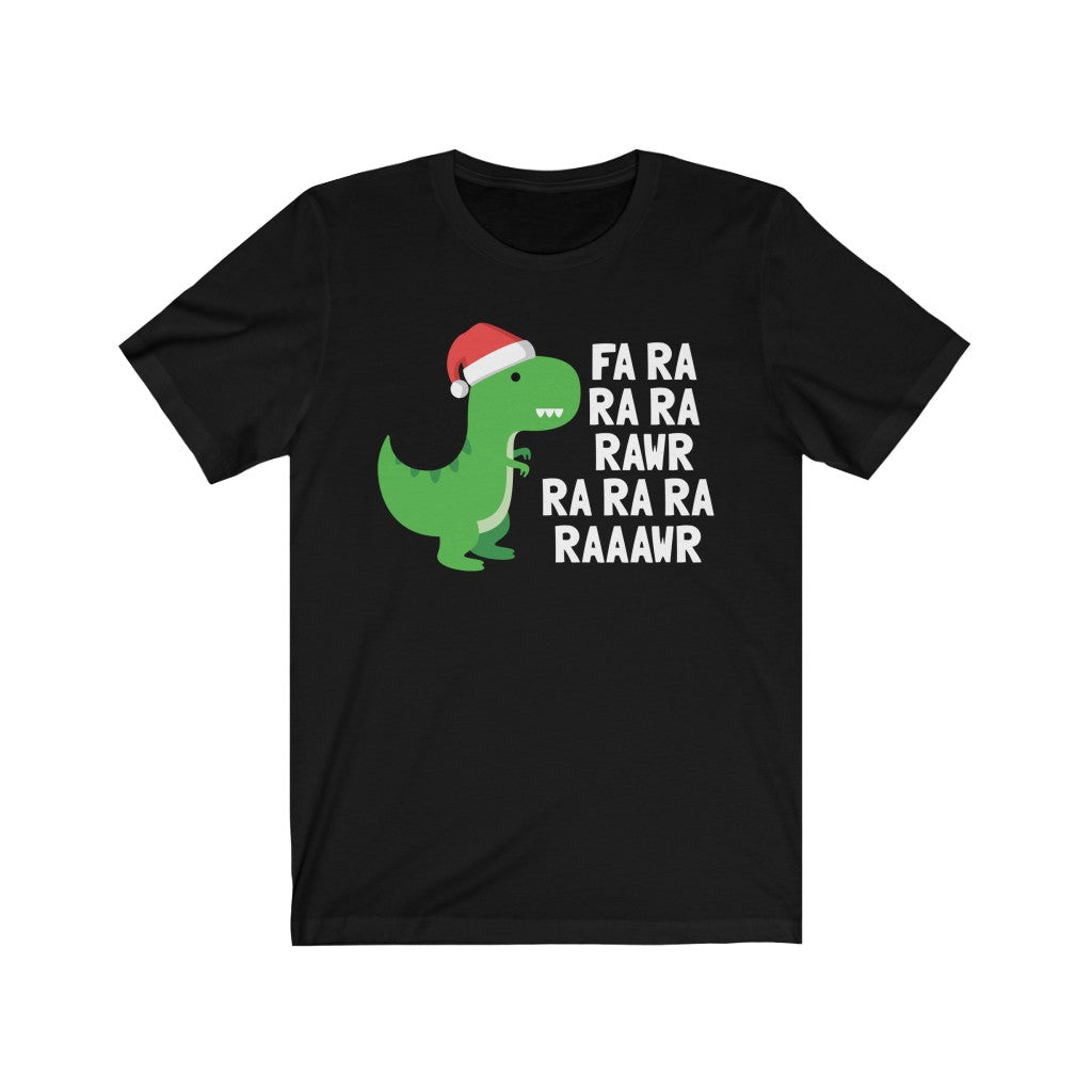 Christmas Fa Rawr Dinosaur TshirtSon UK