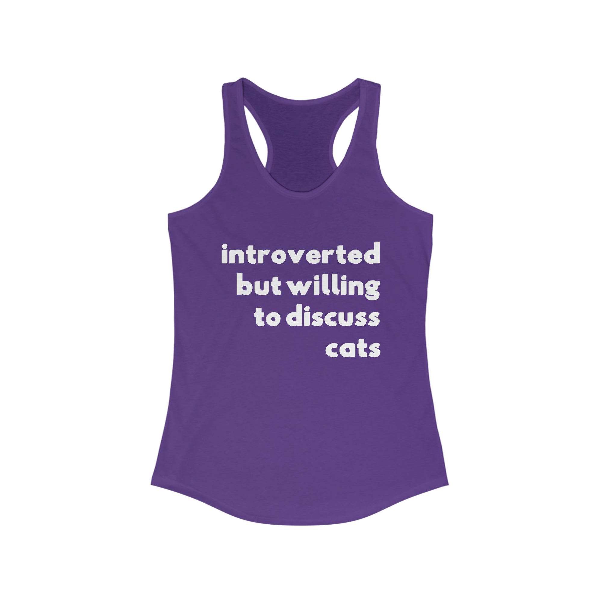 Introvert Cats Tank Top SwiftPOD