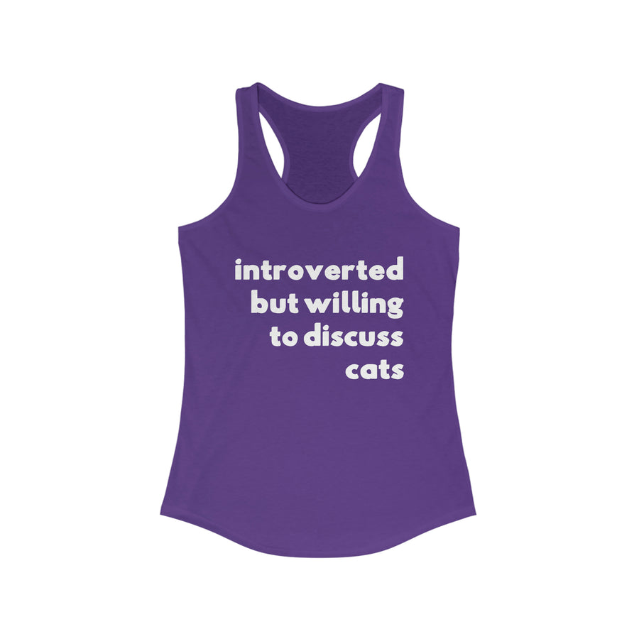 Introvert Cats Tank Top SwiftPOD