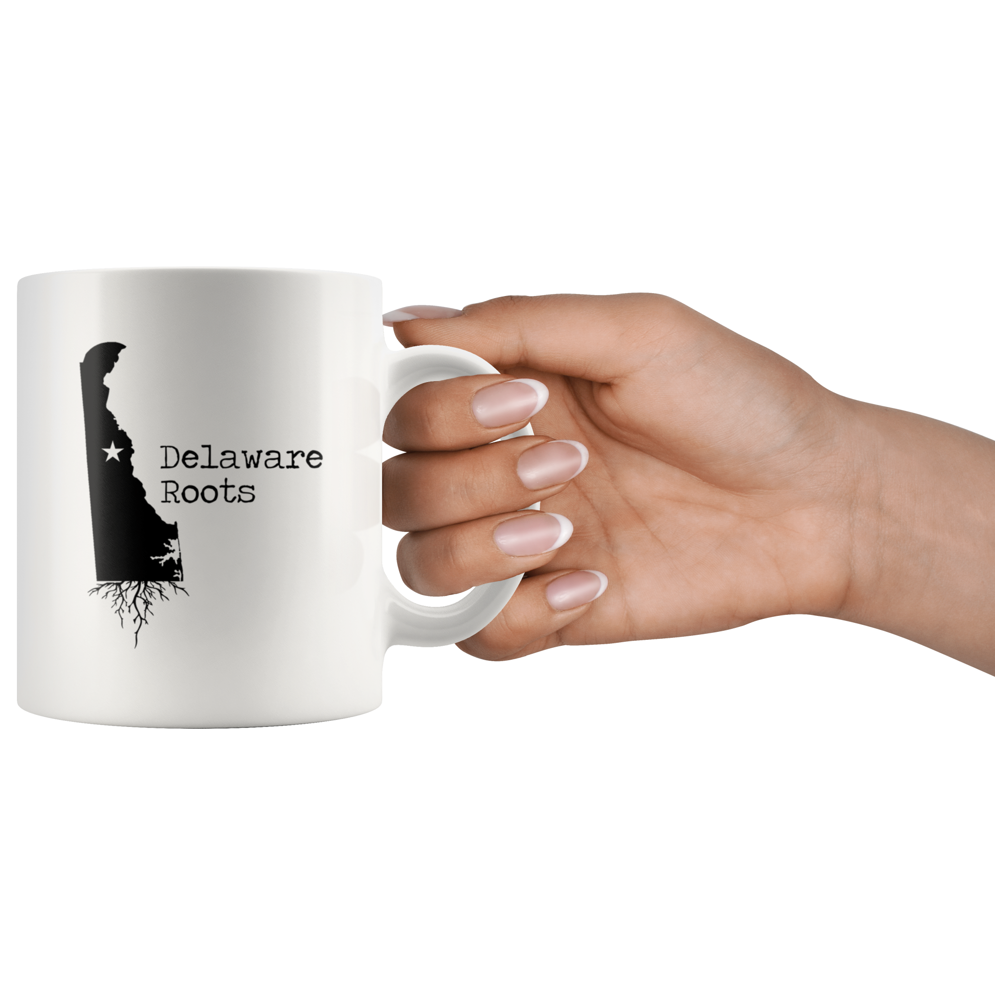 White Mugs - Delaware Roots
