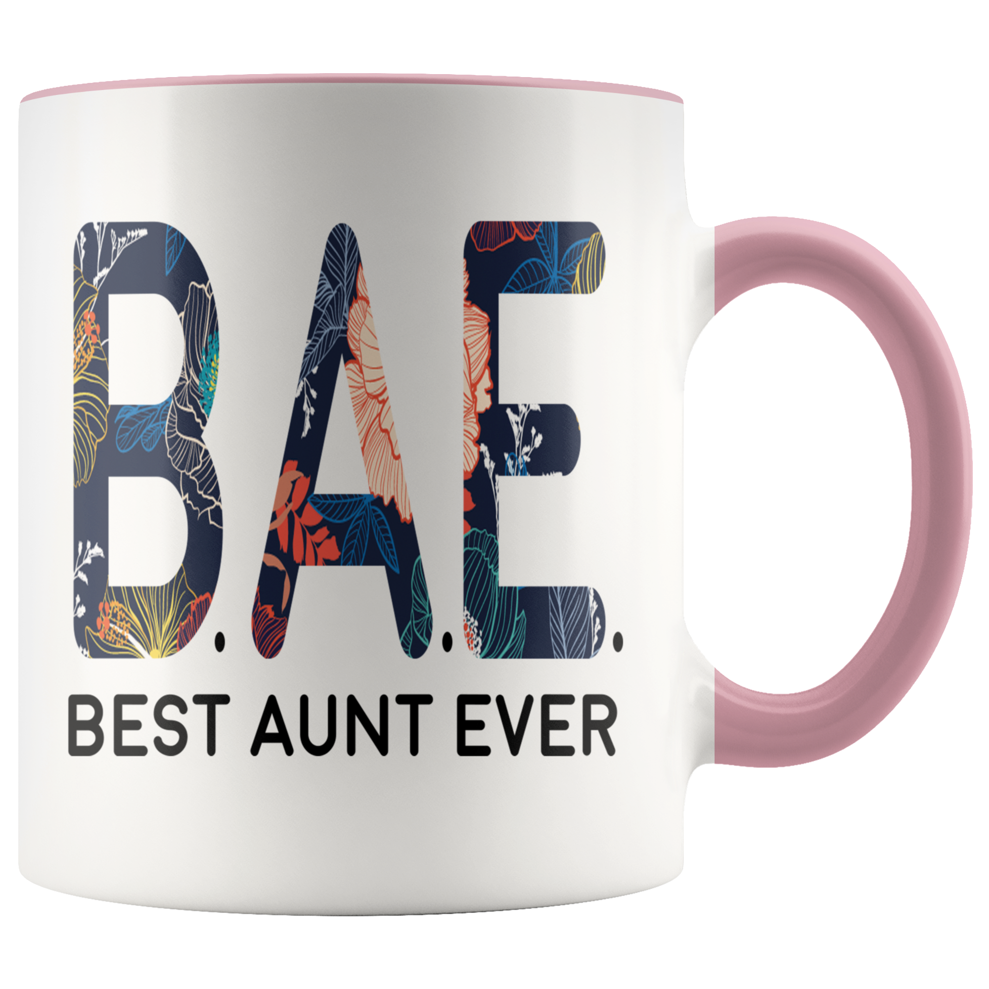 Accent Mug - BAE Best Aunt Ever