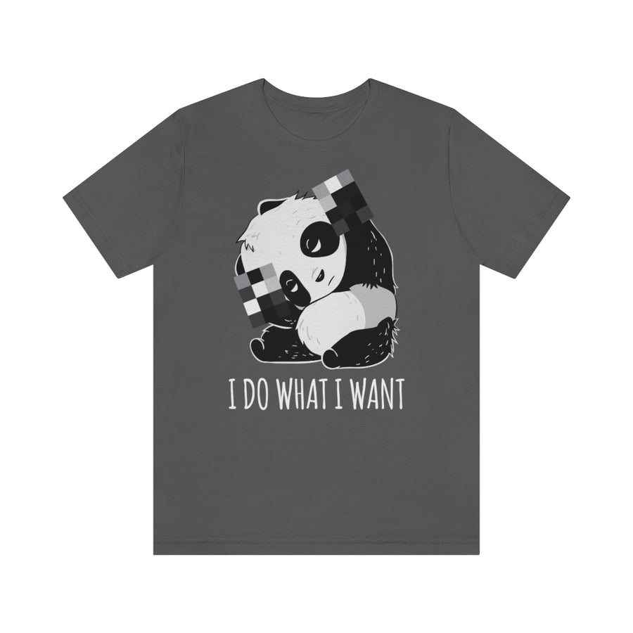 Panda I Do What I Want TShirtSon UK