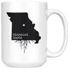 White Mugs - Missouri Roots