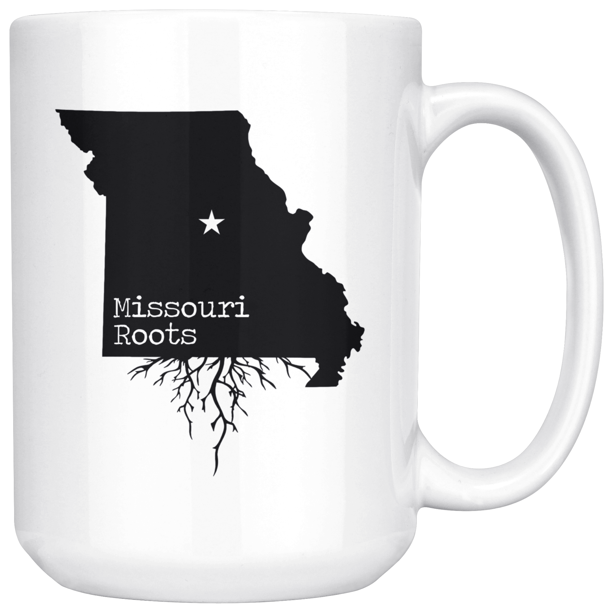 White Mugs - Missouri Roots