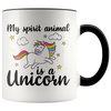 Accent Mug - Spirit Animal is A Unicorn