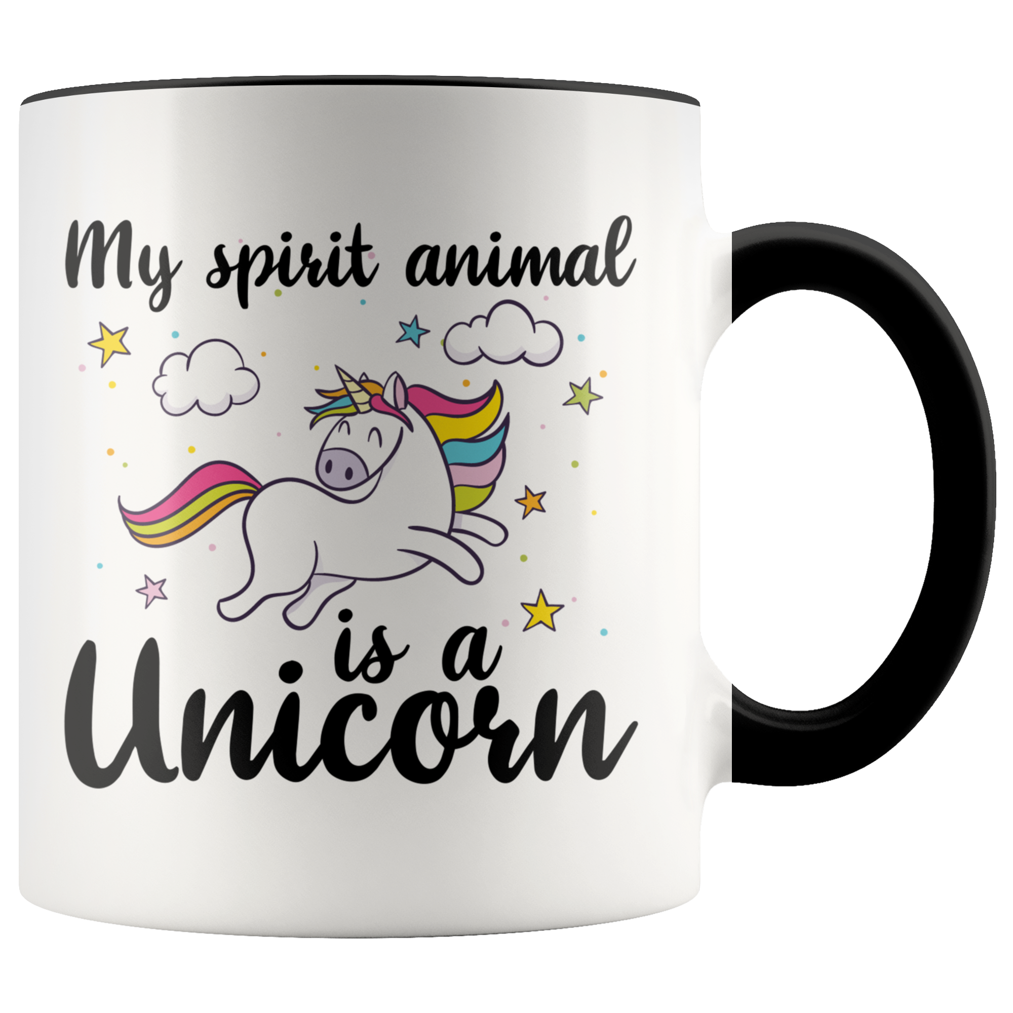 Accent Mug - Spirit Animal is A Unicorn