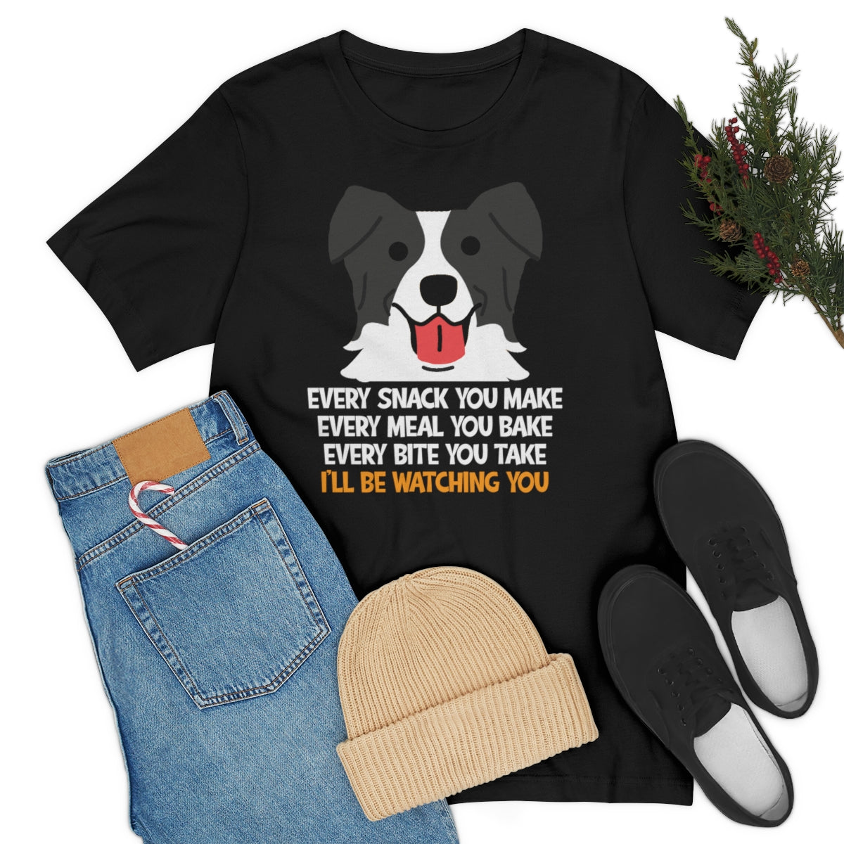 Border Collie Every Snack You Make TextileDE Germany