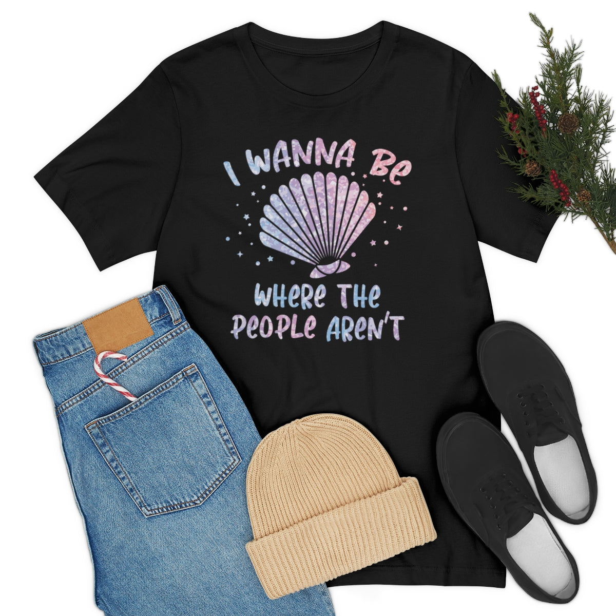 I Wanna Be Where The People Aren't Mermaid TShirtSon UK